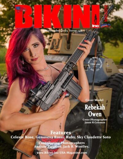Cover of Bikini Inc Magazine with Rebekah Owen