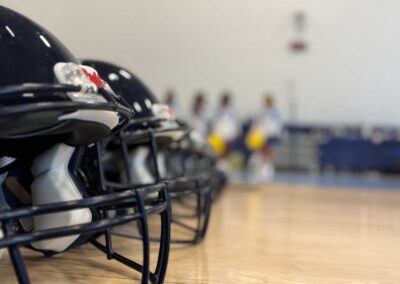 Lawson High School Football Helmets